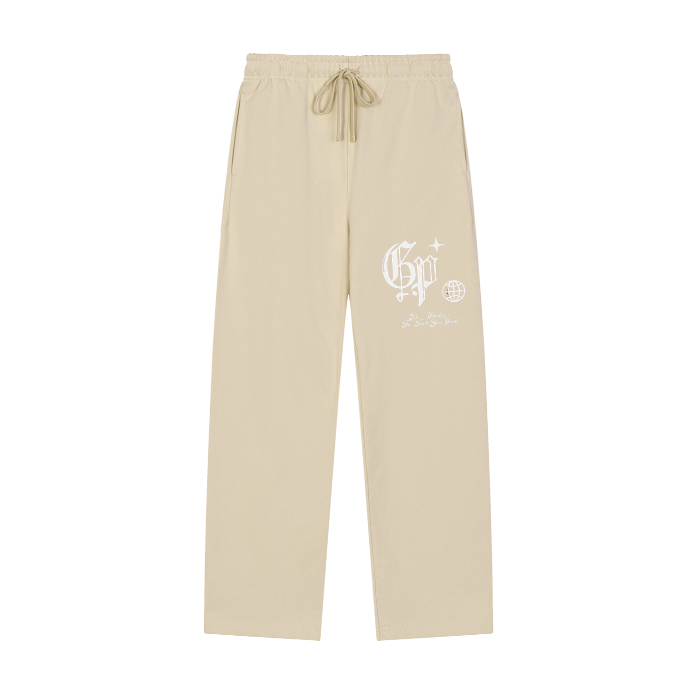 GP Solid Color Straight-Leg Sweatpants