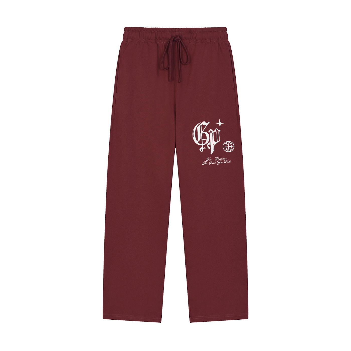 GP Solid Color Straight-Leg Sweatpants